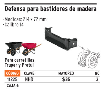 Defensa uso rudo para carretilla    CODIGO- 11225 Default Title