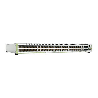 ALLIED TELESIS AT-GS948MX-10 Switch Stackeable Capa 3, 48 puertos 10/100/1000Mbps + 2 puertos SFP Combo + 2 puertos SFP+ 10G Stacking