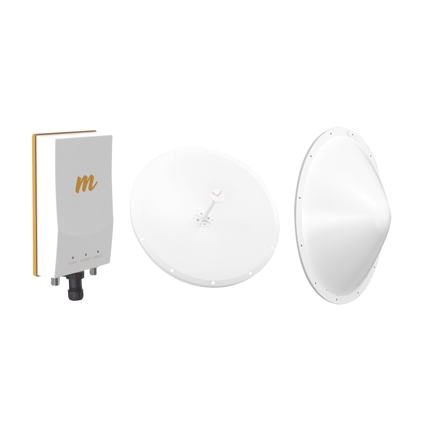 Kit de radio B5c con antena de 28 dBi , Frecuencia (4.9-6.5 GHz), incluye jumper y radomo, ideal para distancias de hasta 20km
