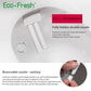 Ecofresh, cubierta de asiento de inodoro inteligente cuadrada, bidé electrónico, inodoro, calefacción de asiento, tapa de inodoro inteligente limpia y seca para baño