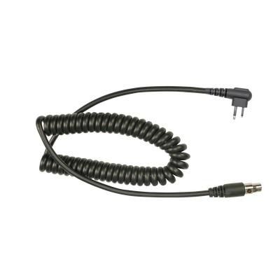 PRYME MC-EM---03 Cable para auricular HDS-EMB con atenuaci&oacute;n de ruido para radios Motorola GP-300, SP-50, P-1225, PRO-3150, MAG ONE, DEP-450, EP-450, EP-350 y Hytera TC-500/ 518/ 600/ 610/ 620/ 700/ 1600/ 700EX.