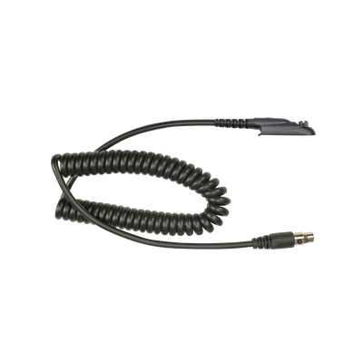 PRYME MCEM-33 Cable para auricular HDS-EMB con atenuaci&oacute;n de ruido para radios Motorola HT-750/ 1250/ 1550, PRO-5150/ 5550/ 7150/ 9150, MTX-850LS, PTX-700/ 760/ 780, Baofeng.