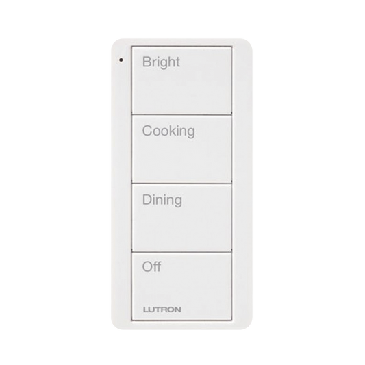 Control remoto inalambrico PICO, con escenas predefinidas para espacio en cocina.