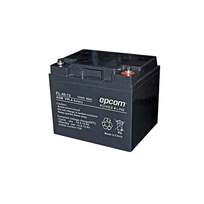 EPCOM POWERLINE PL-40-12 Acumulador Tecnolog&iacute;a VRLA AGM 12 V 40 Ah para Aplicaci&oacute;n Fotovoltaica