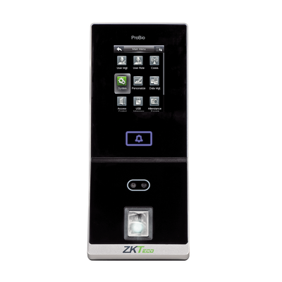 ZKTECO - GREEN LABEL PRO-BIO Control de acceso biom&eacute;trico SilkID / Reconocimiento facial / 4000 huellas / 2000 rostros / 3 a&ntilde;os de garant&iacute;a / Alta Seguridad / Green Label