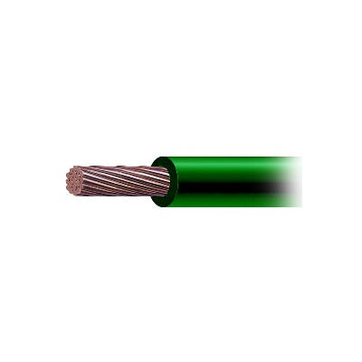 INDIANA SLY-287-GRN Cable de Cobre Recubierto THW-LS Calibre 4 AWG 19 Hilos Color Verde (Venta por Metro)