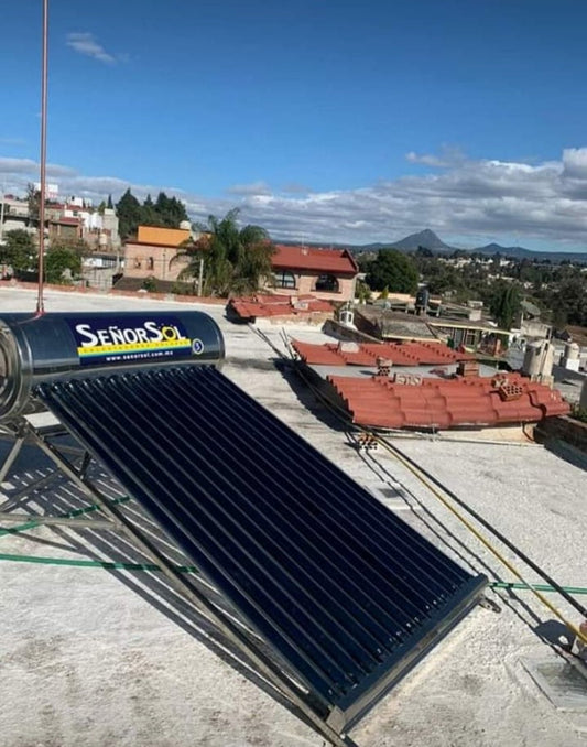Calentador solar economico 15 tubos 5 años de garantía