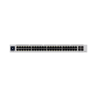 UBIQUITI NETWORKS USW-PRO-48-POE UniFi Switch USW-Pro-48-POE Gen2, Capa 3 de 48 puertos PoE 802.3at/bt + 4 puertos 1/10G SFP+, 600W, pantalla informativa
