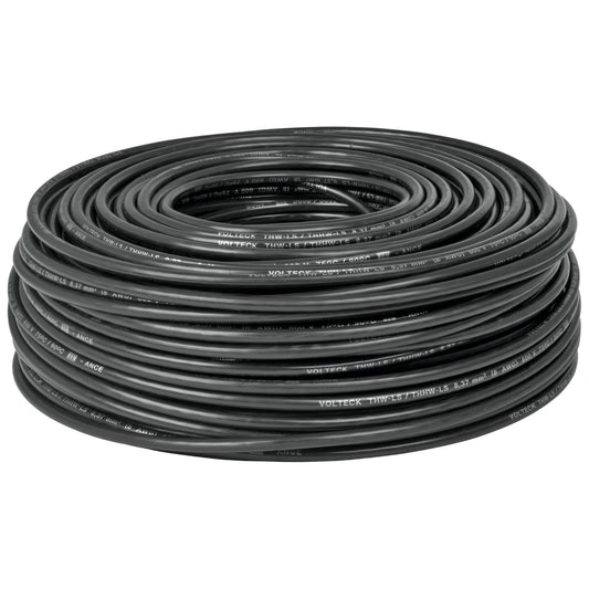 Cable THHW-LS, 8 AWG, color negro rollo 100 m
