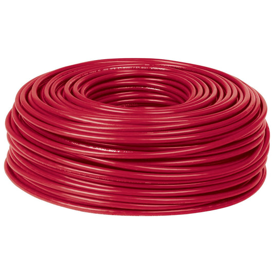 Cable THHW-LS, 8 AWG, color rojo rollo 100 m